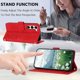 thumbnail image 4 of For Samsung Galaxy S23 Case Tulip Leather Phone Cover with 5 Card Slots Wallet - Green, 4 of 5