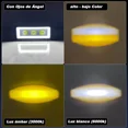 thumbnail image 2 of Par Faros Barras Lupas Led Hi/lo Beam Ojos Ángel 4x4 Moto, 2 of 5