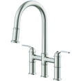 thumbnail image 5 of Gerber D434437 Kinzie 1.75 GPM Widespread Bridge Pull Down Kitchen Faucet - Chrome, 5 of 7