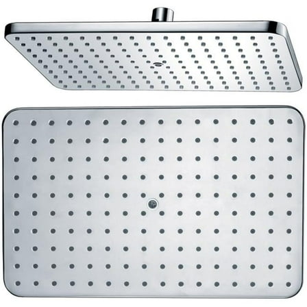 Rectangle Rain Showerhead - Chrome