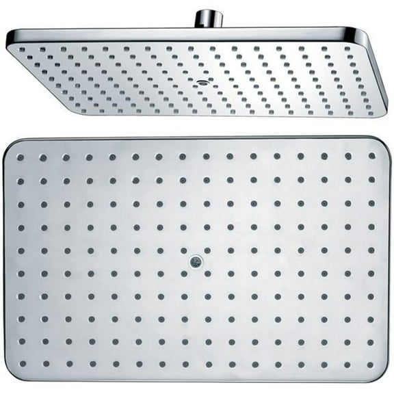 Rectangle Rain Showerhead - Chrome