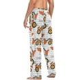 thumbnail image 5 of GZHJMY Cartoon Tractor Pajama Pants for Men, Lounge Pants Lightweight Men Pajama Bottoms with Drawstring Pockets, Christmas New Year Birthday Gifts, Small, 5 of 6