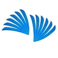 thumbnail image 1 of Baohd 12 Pieces Archery Hunting Arrow Feather Fletching Right Wing Fletches 4 inch Light Blue, 1 of 9