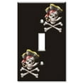 thumbnail image 1 of Single Gang Toggle OVERSIZE Wall Plate - Pirate, 1 of 2