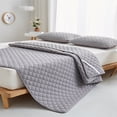 thumbnail image 4 of EGNMCR Throw Blanket Solid-Color Mattress Protector Polyester Non-slideHome Protection Pad Washable Mattress Cover Suitable For Student Dormitories Solid Color Polyester Fiber Bed Protector, 4 of 6