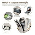 thumbnail image 5 of Large Waterproof Travel Hiking Backpack with Interf Beige Lisa, 5 of 5