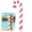 Red, variant on Christmas in July Jumbo Pool Noodle Float 5.9 ft, Summer Candy Cane Inflatable Swim Noodle for Pool Party