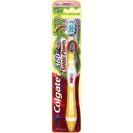 Colgate 360 Degrees Actiflex Sonic Power Soft 26 Powered Toothbrush, 1ct
