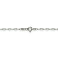 thumbnail image 4 of 925 Sterling Silver 2mm Elongated Open Link Chain 20 Inch, 4 of 5