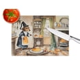 thumbnail image 2 of Dachshund Fall Kitchen Pumpkins Glass Cutting Board Large 12 in x 15 in, 2 of 5