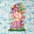 thumbnail image 6 of Designocracy Spring Bunny Easter Outdoor Decor Large Ornament by J. Mills-Price, 6 of 11