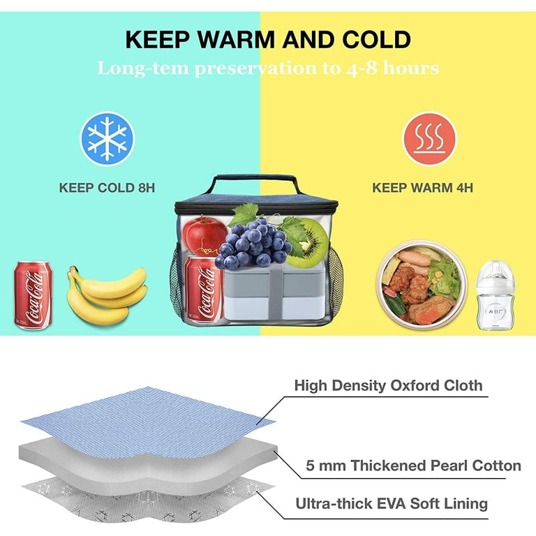 Lunch Bag Women, Insulated Leakproof Cooler Adult Lunch Box, Large Lunch  Tote for Work with Adjustab…See more Lunch Bag Women, Insulated Leakproof