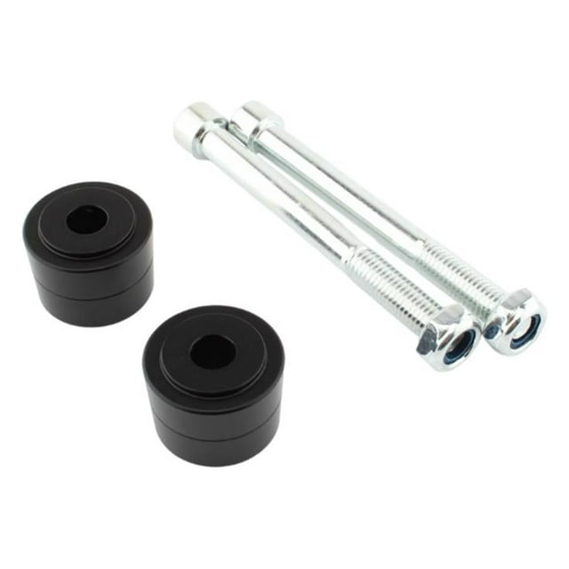 Abrazadera elevadora de manillar de motocicleta de 2 piezas, 23 mm de altura, juego de abrazaderas de aluminio Negro
