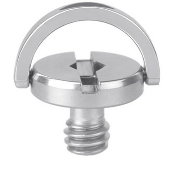 HEALEEP 4Set Stainless Steel Camera Handle Screws for Monopod Mounting Photography Use 1.60x1.60x1.25cm