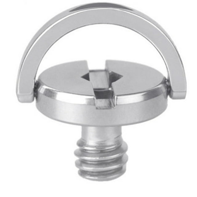 HEALEEP 4Set Stainless Steel Camera Handle Screws for Monopod Mounting Photography Use 1.60x1.60x1.25cm