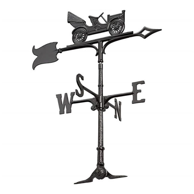 Whitehall Products 65501 30 Po Weathervane Accent Auto Antique - Noir