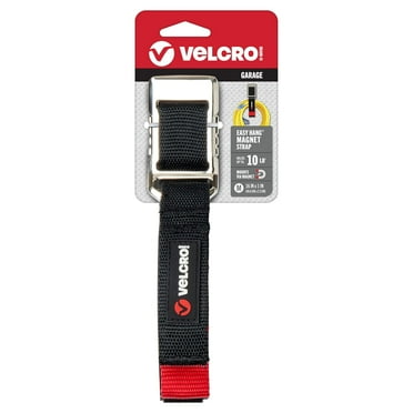 VELCRO Brand EASY HANG Magnet Strap, Holds 10lbs, Create Storage Space on Metal Surfaces such as Cabinets, Tool Boxes, Refrigerators and Shelves. Hang Tools, Extension Cords, Hoses, Medium 16in x 1in