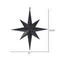 thumbnail image 2 of Vickerman M167517 Plastic Iridescent Glitter Bethlehem Star, 15.75", Black, 2 of 2