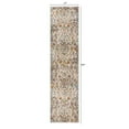 thumbnail image 2 of 2â€™ x 9â€™ Beige Abstract Garden Runner Rug, 2 of 9