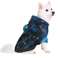 thumbnail image 2 of Haiem Cool Blue Light Wolf for Winter Dog Hoodie Sweatshirts with Pockets Warm Dog Clothes for Small Dogs Chihuahua-Large, 2 of 7