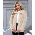 thumbnail image 4 of Women'S Long Sleeve Full Zip Soft Warm Fleece Jacket Color XXL, 4 of 9