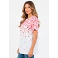 thumbnail image 3 of Roaman's Women's Plus Size Cotton Ultimate Crewneck Tee, 3 of 6