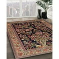 thumbnail image 3 of Ahgly Company Machine Washable Indoor Square Traditional Dark Almond Brown Area Rugs, 8' Square, 3 of 7