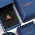 thumbnail image 5 of Gem Stone King 900 Platinum Twilight Orange Mystic Quartz Solitaire Engagement Ring for Women | 3.60 Cttw | Oval 11X9MM | Gemstone Birthstone | Size 9, 5 of 6