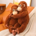 thumbnail image 4 of Esterze Punch Monkey Plush - Soft Monkey Stuffed Animals Toy, Cuddly Monkey Stuffed Animal, Symbol of Friendship & Protection Holding Monkey Teddy, for Home Room Decor, 4 of 15