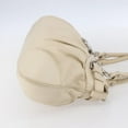 thumbnail image 4 of Pre-Owned Salvatore Ferragamo Gancini Handbag Leather Beige Leather Handbag, 4 of 8