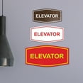 thumbnail image 3 of Signs ByLITA Fancy Elevator Sign (Navy Blue/Gold) - Small, 3 of 5