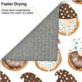 thumbnail image 6 of XMXT Microfiber Drying Mat for Kitchen Counter, Christmas Donut Elf Absorbent Dish Drying Mats for Sink Dishes Rack Pad, 16 x 18 inches, 6 of 9