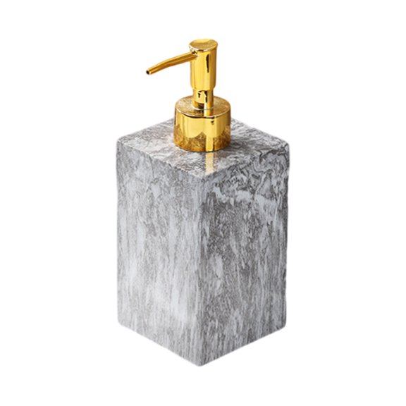 Marble Soap Dispenser Foam Soap Dispenser with Pumps Hand Soap Resin Liquid Lotion Dispenser for Bathroom Kitchen