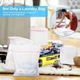 thumbnail image 6 of ABCPOW 8PCS Delicates Mesh Laundry Bags,Washing Machine Wash Bags Sturdy Durable Honeycomb Mesh Laundry Wash Bags for Delicates,Blouse, Hosiery, Underwear, Bra, Lingerie,Bed linen,Baby Clothes-8 Size, 6 of 7