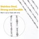 thumbnail image 4 of Hidden Hollow Beads Stainless Steel Chain Women's Lanyard, Strong Breakaway, 4 of 5