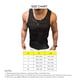 thumbnail image 4 of Camisa de encaje para hombre Ahueca hacia fuera el cuello redondo Transpirable Elegante Suave Hombres Sin mangas Ver a través del chaleco superior Negro M, 4 of 4
