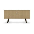 thumbnail image 3 of Manhattan Comfort Liberty 53 Inch Mid Century Modern TV Stand Table, Brown/Blue, 3 of 5