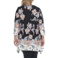 thumbnail image 3 of White Mark Women's Plus Size Paisley Tunic Top with Pockets, 3 of 5