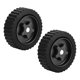 thumbnail image 1 of Ruedas auxiliares para cortadora de césped, accesorio de ruedas de soporte para recortadora de césped, fácil de instalar, reemplazo para deportes al negro, 1 of 9