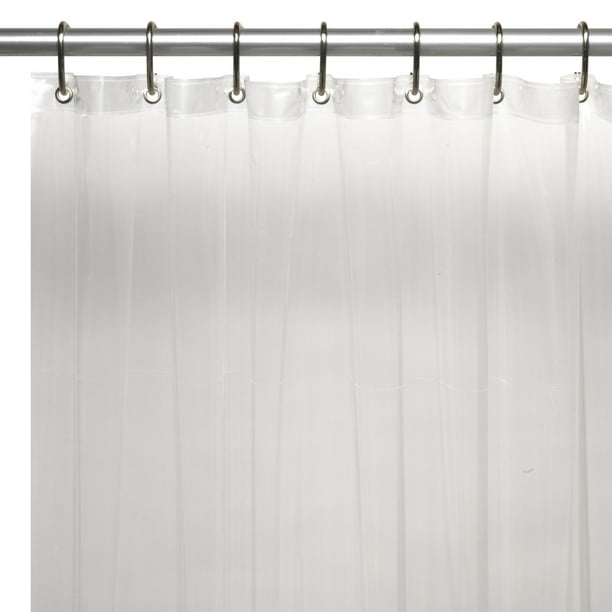 Hotel Collection, 8 Gauge Vinyl Shower Curtain Liner w/ Metal Grommets in Super Clear Walmart