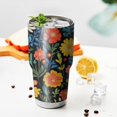 thumbnail image 3 of 30oz Pioneer Flower Tumblers Stainless Steel Tumbler with Lid and Straw,Vacuum Insulated Double Wall Travel Tumbler Cups Mug with Cleaning Brush for Coffee,Tea, 3 of 7