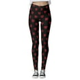 thumbnail image 5 of ZMHEGW Women Leggings Valentine'S Day Lovesy Stripes Print Skinny For Yoga Running Pilates Gym Pants, 5 of 7