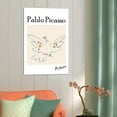 thumbnail image 4 of Picasso First Dove of Peace Artworks Canvas Poster Room Aesthetic Wall Art Prints Home Modern Decor Gifts 16x24inch(40x60cm), 4 of 6