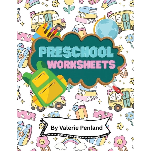 Preschool Worksheets, (Paperback)