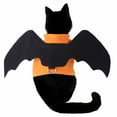 thumbnail image 6 of Small Pet Halloween Wear, Dog Halloween, Small Dog Halloween Costumes, for Cats, Purple Comfort-Fit Harness with Detachable Style Black Bat Wings Made of Durable Halloween Fabric, 6 of 6