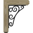 thumbnail image 3 of 4"W x 11 1/2"D x 14"H Tristan Craftsman Ironcrest Rough Sawn Bracket, Douglas Fir (2"W x 7 1/2"D x 10"H Iron Bracket), 3 of 5