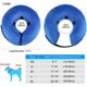 thumbnail image 2 of Collar para perro - Azul L Collar protector inflable para perro Collar ajustable para mascota Collar protector cómodo con velcro, 2 of 5