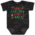 thumbnail image 3 of Inktastic Nana and Papa Love Me Girls Baby Bodysuit, 3 of 5