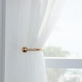 thumbnail image 2 of ZMLEVE Color Block Sheer Curtains 84 Inch Length 2 Panels Set, Linen Look Semi Sheer Drapes Grommet Window Curtain Panels for Living Room, Set of 2 Panels, 52 x 63 Inch, Grey and White, 2 of 7