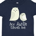 thumbnail image 4 of Inktastic My Auntie Loves Me Owl Boys or Girls Toddler T-Shirt, 4 of 5